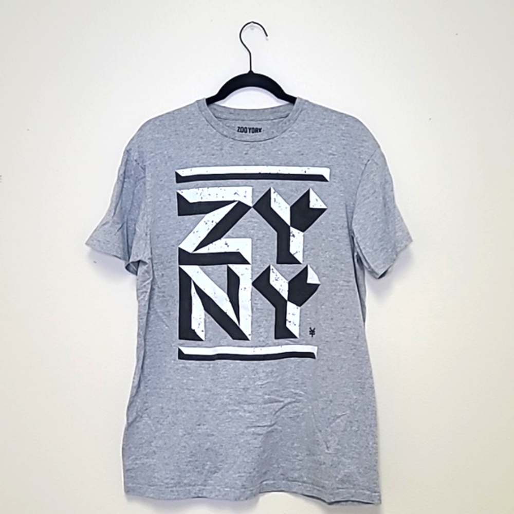 Zoo York Heather Gray Logo Tee